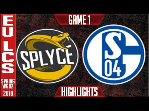 SPY vs S04 Highlights | EU LCS Week 6 Spring 2018 W6D2 | Splyce vs FC Schalke 04 Highlights