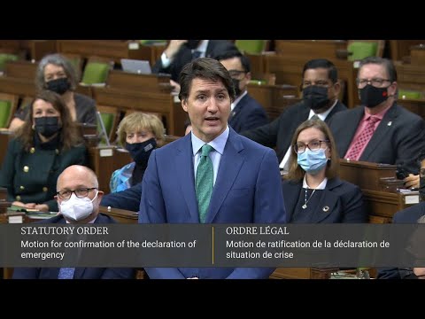 , title : 'House of Commons begins debate on motion to confirm emergency declaration – February 17, 2022'