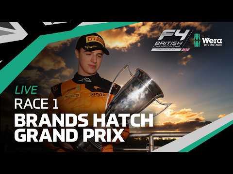 📺 LIVE | Round 10 | Race 1 | Brands Hatch GP | Wera Tools British F4