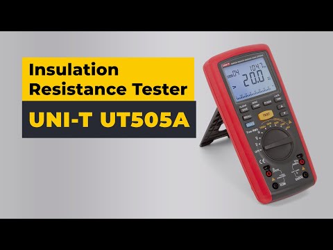 Handheld Insulation Resistance Tester UNI-T UT505A Preview 4