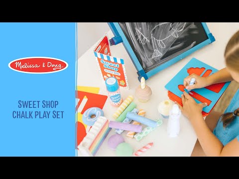 Melissa & Doug Sweet Shop Chalk Set
