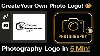 Create your own photo logo !/photography logo in 5 min !