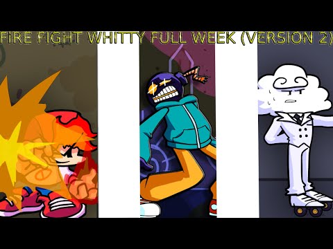 Friday Night Funkin' VS Fire Whitty FULL WEEK Part 1-3