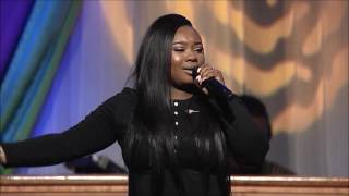Jekayln Carr ministers &quot;You&#39;re Bigger&quot; at the 2017 Radical Revolution Women&#39;s Conference