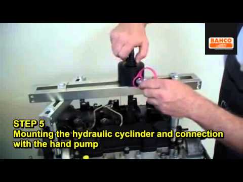 BE512201-Universal injector puller with 12 tons hydraulic cylinder