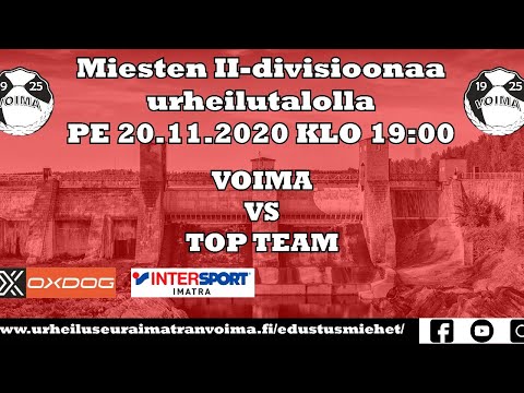 Voima Edustus Miehet - Top Team Live, 20.11.2020
