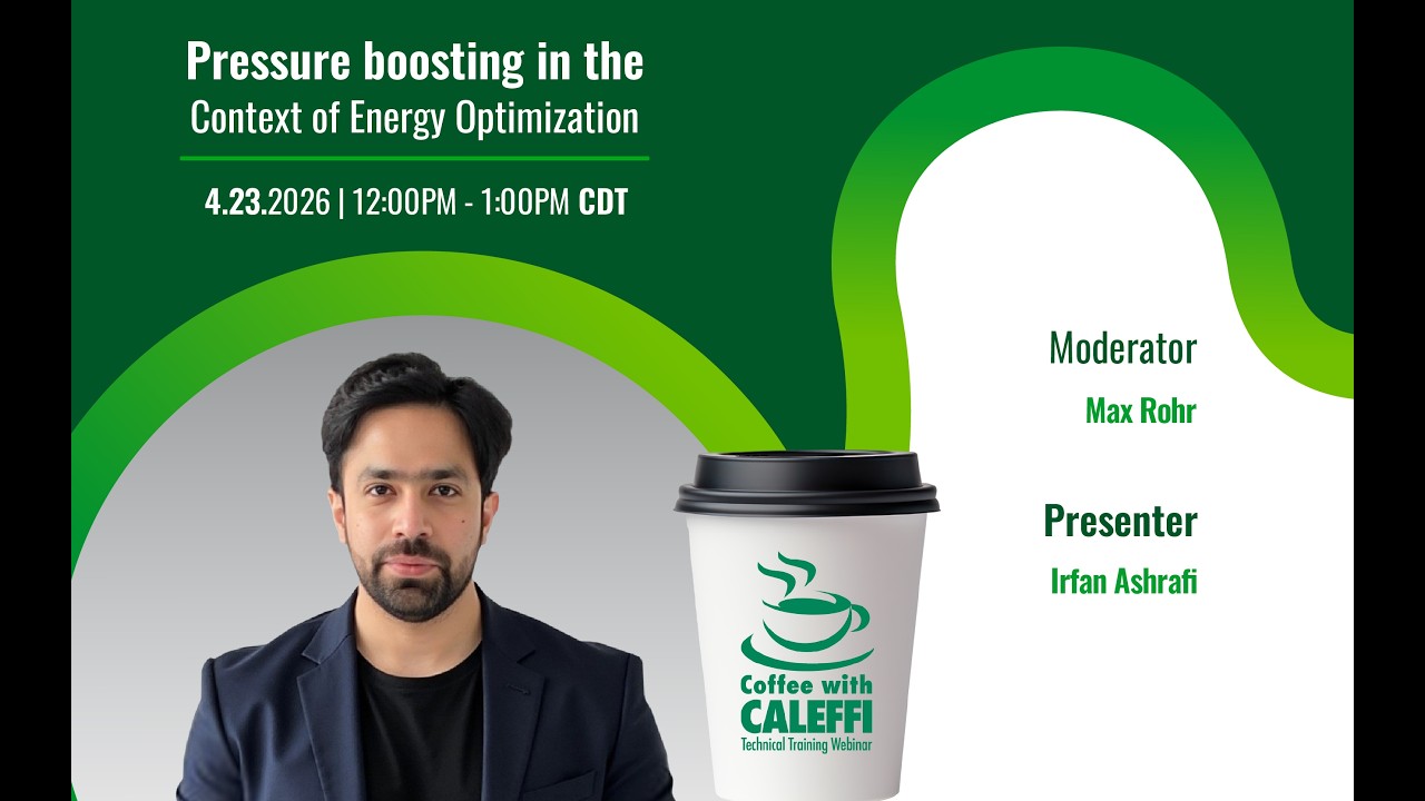 Pressure boosting in the Context of Energy Optimization