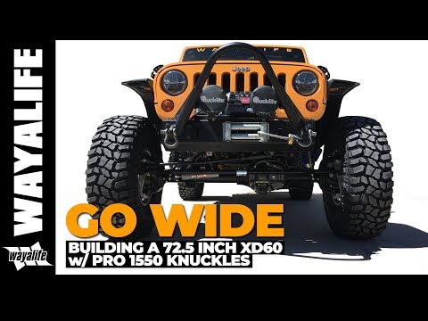 Jeep Wrangler Front Axle Dynatrac XD60 72.5” with PRO 1550 Steering Knuckles : HOW IT'S MADE