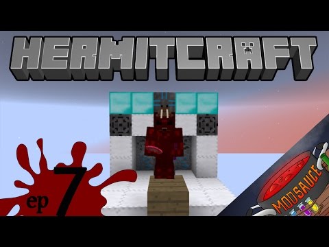 Minecraft1.7.10 Mods - HermitCraft ModSauce - Ep7 - Ritual of Magnetism (Mobile Quarry)