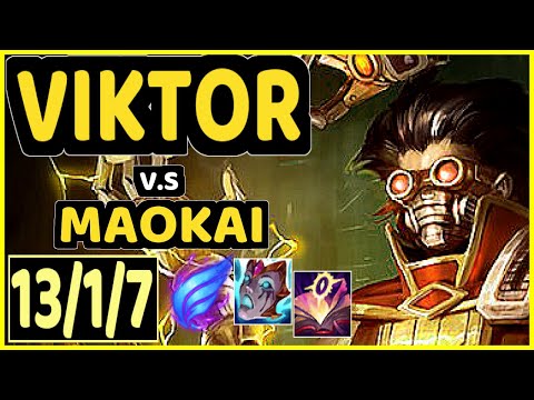 DEUS (VIKTOR) vs MAOKAI - 13/1/7 KDA MID CHALLENGER GAMEPLAY - NA