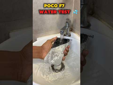 Is the Poco F7 REALLY Waterproof? 🤔 #watertest