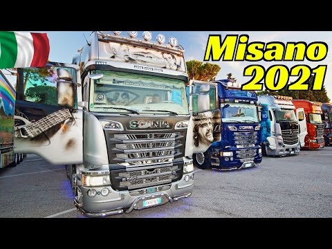 Misano 2021 Camion Decorati / Custom Trucks Show - Weekend del Camionista - Aerografie & Cromature 👍
