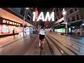 Riding Alone Through A Sleeping City