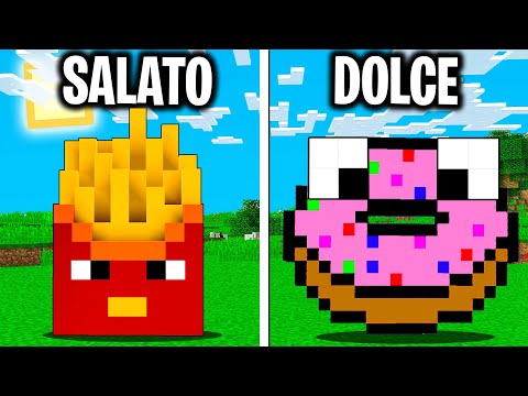 COSA SCEGLI TRA CASA DOLCE vs SALATA? - Minecraft ITA