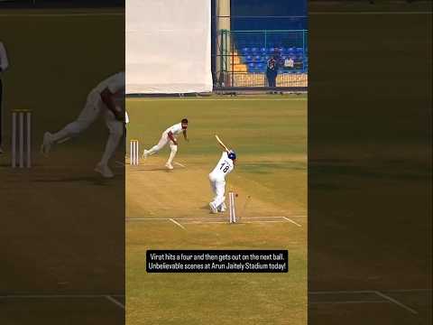 Virat Kohli wicket in Ranji Trophy by Himanshu Sangwan #viratkohli #cricket