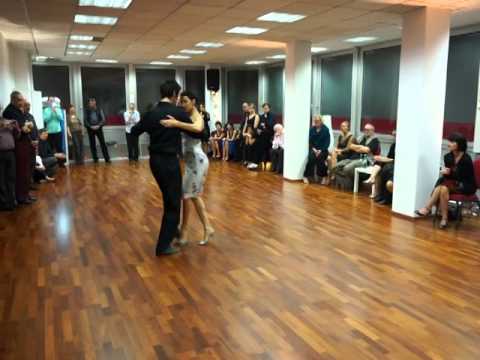 JuditaZapatero y Faustino Blanco - Tango: Una Carta -7.12.2014 Milonga Central, Augsburg