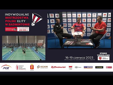 IMP Elity 2023 - Studio - Michał Sobolewski i Adam Szolc - Polski Badminton