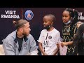 PSG players meet fans in Rwanda || Interact with Football Academy Youngsters