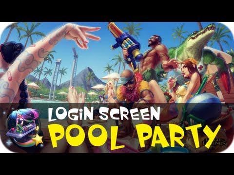 Pool Party 2013 - Login Screen