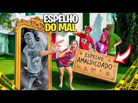 COMPRAMOS UM ESPELHO AMALDIÇOADO *Ficamos presos dentro dele ?