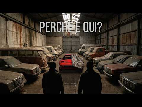 We found a Ferrari in the abandoned car warehouse.