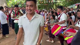 ឆៃយ៉ាំលេងក្នុងពិធីបុណ្យឡេីងលោកតាអង្គ​ ភូមិរលាំងកែន