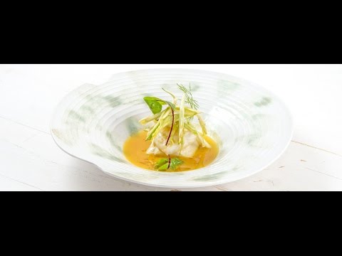 Baccalà in brodo di arancia e con puntarelle, capperi e alici di Sicilia | Chef Deg | Saporie