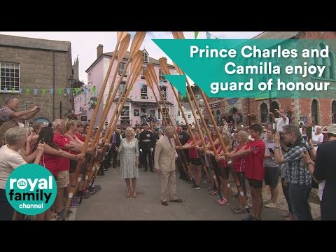 Prince Charles and Camilla enjoy alternative guard of honour