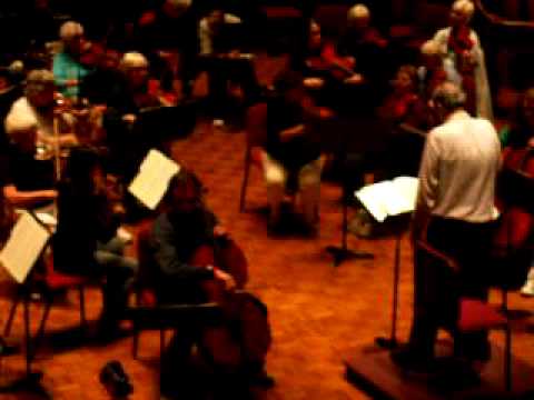 Dress rehearsal of Mark Dobkin - Haydn Cello Concerto in C major