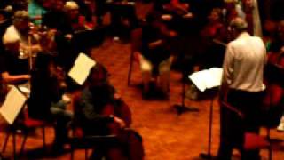 Dress rehearsal of Mark Dobkin - Haydn Cello Concerto in C major