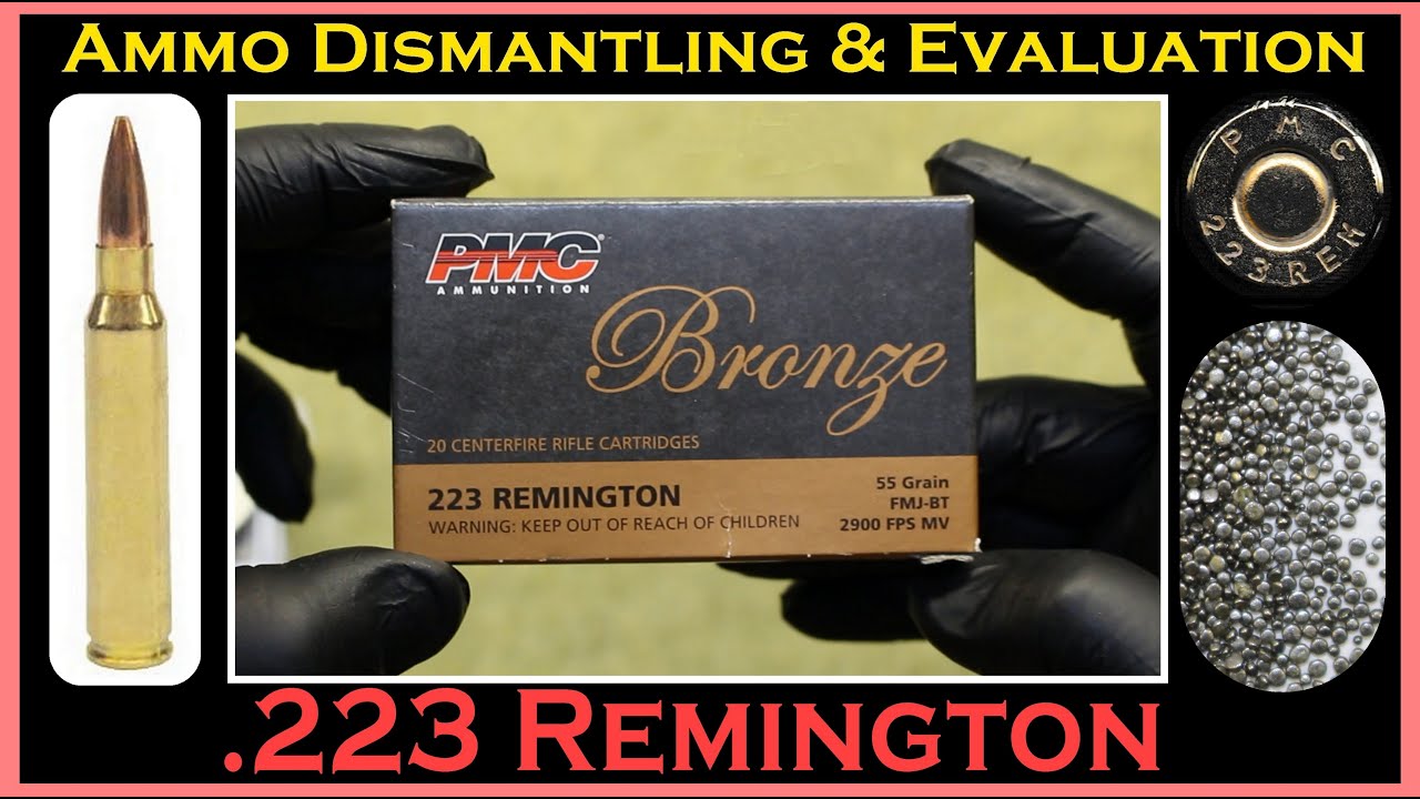 .223 Remington Deconstruction (PMC 55gr FMJBT - Ref: 223A) Ammo/Ammunition Dismantling & Evaluation.