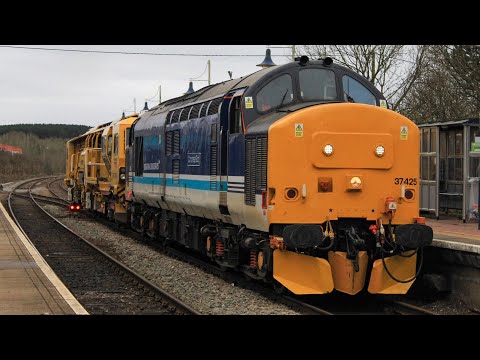 37425 (Regional Railways) at shirebrook and Worksop (19/2/21)