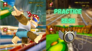 Unlock Funky Kong% | practice session