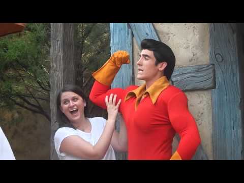GASTON wonders where LeFou is at Disney World Magic Kingdom