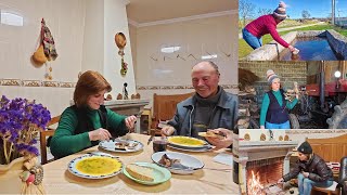TEMPERATURAS NEGATIVAS🌡A ÁGUA CONGELOU ❄️ LENHA E COMIDA QUENTE PARA AQUECER🔥