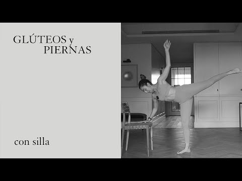 Glúteos y piernas con silla