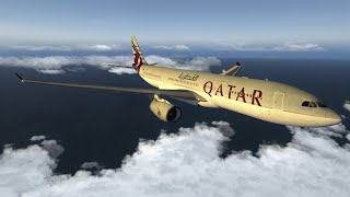 APP and landing in FSIA o JD A330 #X-Plane11 #Seychelles #Airbus #Aviation #Flying