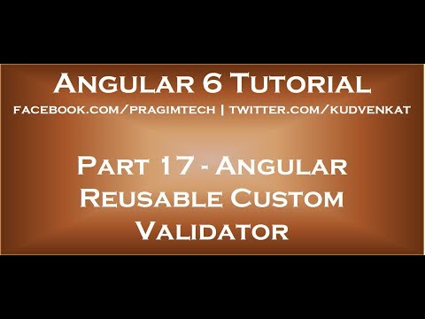 How to make angular custom validator reusable
