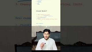Open Source vs Closed AI Models — Simple Difference