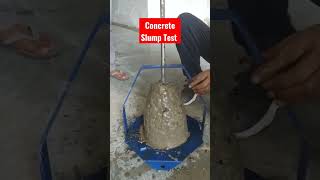 Slump Test #concrete test#workability test #civilengineering #youtube #youtubeshorts #viral #shorts