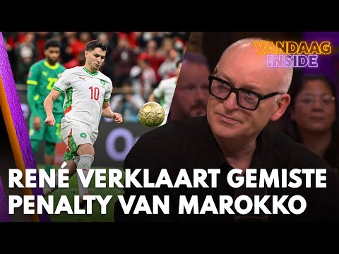 René van der Gijp verklaart gemiste penalty van Marokko in slotminuut Africa Cup-finale