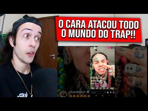 REAGINDO a PRIMEIRA LIVE 6IX9INE DEPOIS SAIU DA PRISÃO (6IX9INE LIVE 2020 INSTAGRAM) REACT