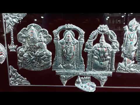 Pure Silver Lakshmi Narasimha Swamy Balaji Padmavati Ramdharbar photo frame