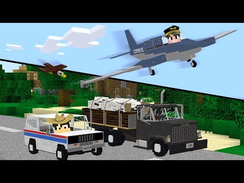 FLY A PLANE AROUND THE WORLD in Minecraft! CRAZY Mods!!