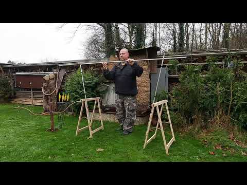 Bogenschießen Pfeilfang Backstop selber bauen