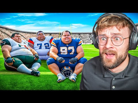 I Tried to go 20-0 with the Fattest NFL Team