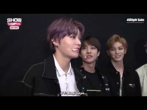 [INDO SUB] 180501 NCT 2018 'Black on Black' Show Champion Behind