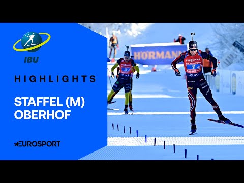 Spannender Fünfkampf um den Staffel-Sieg | Highlights deutsch | Oberhof | Männer | Biathlon