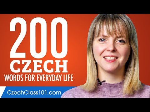 200 Czech Words for Everyday Life - Basic Vocabulary #10