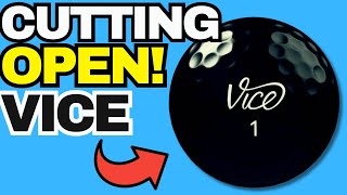 Cutting Open Black Vice Limited Edition Golf Ball! (What’s Inside?)